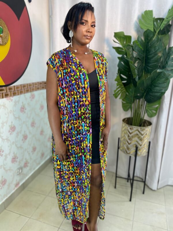 Blazer tissé à la main-mode africaine